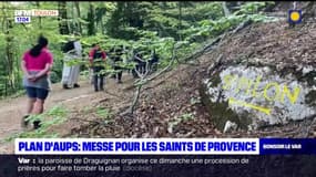 Plan d'Aups: messe pour les Saints de provence