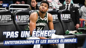 NBA - Bucks : "Ce n'est pas un échec" s'énerve Antetokounmpo après l'élimination au 1er tour des playoffs