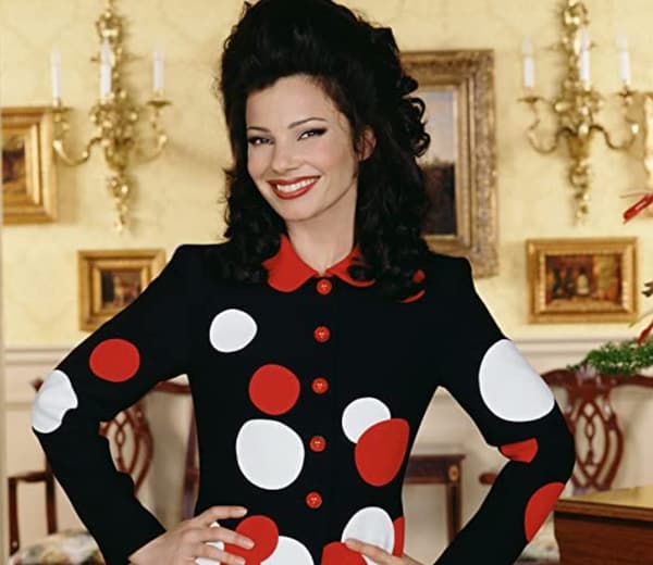 Fran Drescher dans la peau de Fran Fine, héroïne d'Une nounou d'enfer.