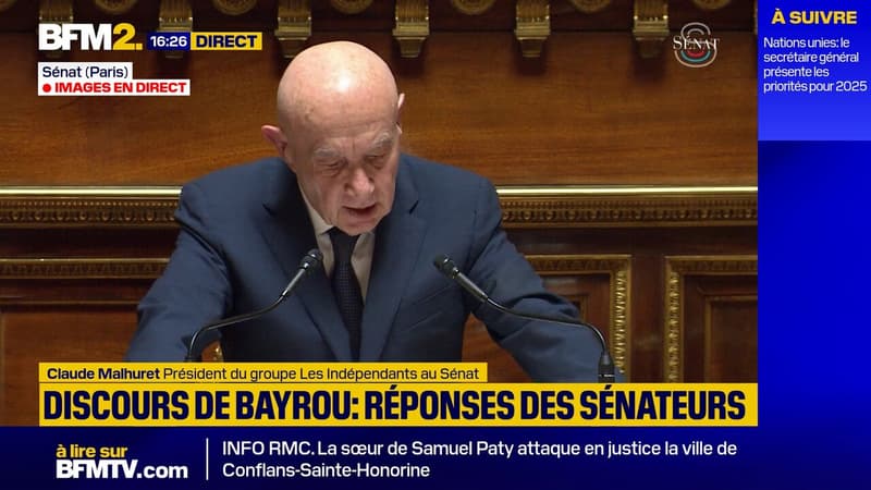 Le sénateur indépendant Claude Malhuret attaque vivement LFI et le RN