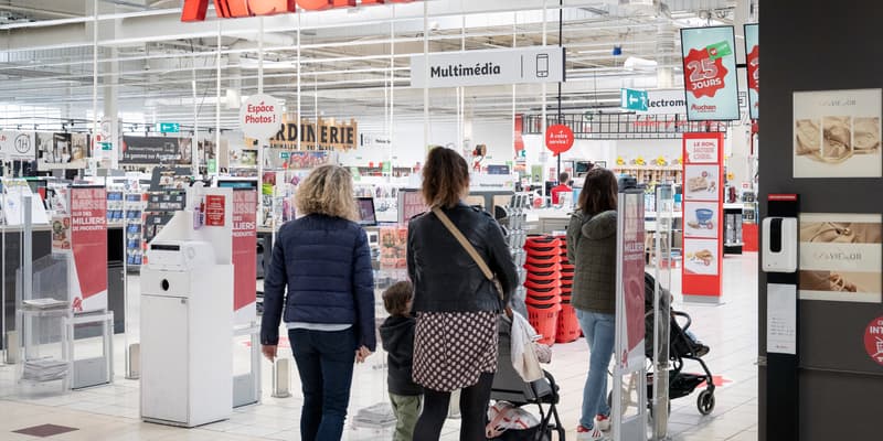 Le groupe Auchan a été victime d'une cyberattaque ce jeudi 21 août (photo d'illustration).