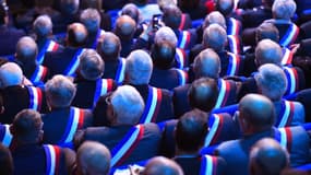 Des maires lors des assises des maires bretons, en avril 2019