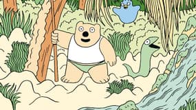 Détail de la couverture du tome 1 du "Club des amis" de Sophie Guerrive