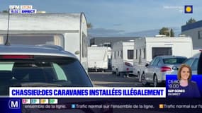 Chassieu : Des caravanes installées illégalement