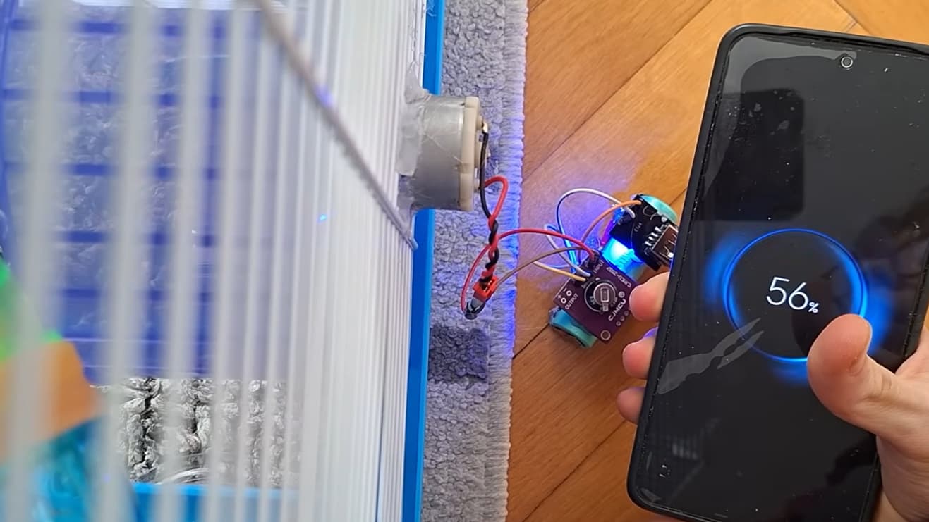 Une recharge avec une roue de hamster