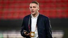 Adrien Truffert à quelques heures d'un match de Rennes, 14 décembre 2023
