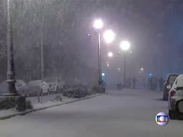 Les images de chutes de neige très inhabituelles dans le sud du Brésil