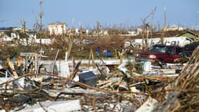 Dégâts causés par l'ouragan Dorian à Marsh Harbour aux Bahamas, le 7 septembre 2019