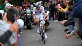 Tadej Pogacar lors du Tour de Lombardie 2024