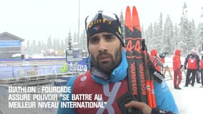 Biathlon : Fourcade assure pouvoir "se battre au meilleur niveau international"