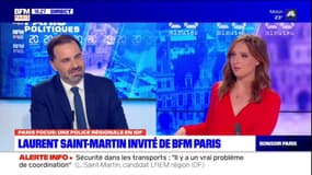 Régionales: Laurent Saint-Martin souhaite qu'Ile-de-France Mobilités ait "la main" sur une "police régionale des transports"