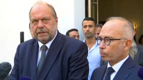 Éric Dupond-Moretti, le ministre de la Justice, en déplacement à la prison des Baumettes.