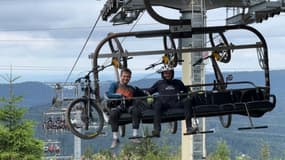 Dans la station du Lac Blanc, le vélo de descente connaît un réel succès l'été. 