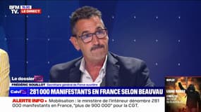 Retraites: "Nous ne tournons pas la page", affirme Frédéric Souillot, secrétaire général de Force ouvrière