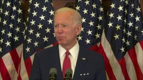 Pour le démocrate Joe Biden, "les derniers mots de Geroge Floyd ne sont pas morts avec lui"