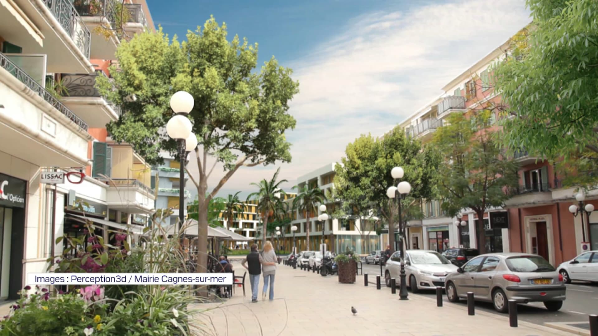 Le projet d'écoquartier Canebiers-Villette à Cagnes-sur-Mer. 