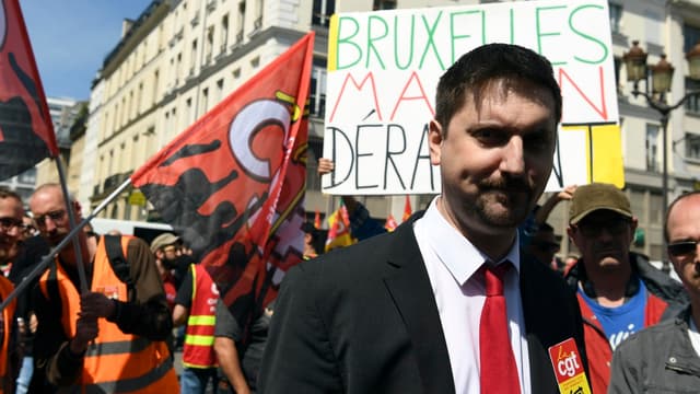 Laurent Brun, secrétaire général de la CGT Cheminots
