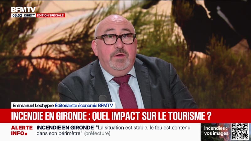 BFM Conso : Incendie en Gironde, quel impact sur le tourisme ? - 31/07