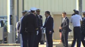 Emmanuel Macron est arrivé sur la base aérienne d'Istres pour une journée d'échanges avec les militaires