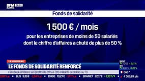 Fonds de solidarité: des mesures renforcées 