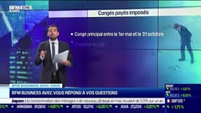 BFM Business avec vous : Un employeur a-t-il le droit d'imposer quatre semaines de congés payés ? - 08/07 