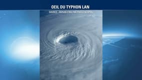 Japon: à quoi ressemble le typhon Lan vu de l'espace