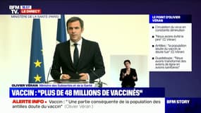 Olivier Véran: "Non, il n'y a pas de milliers de morts cachés du vaccin, pas plus qu'il y aurait un complot mondial"
