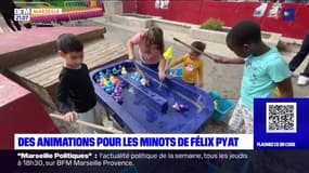 Marseille: des animations pour les enfants au pied de la cité Félix-Pyat