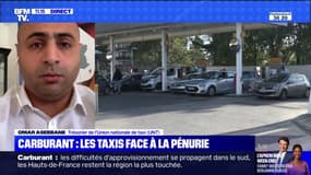 Tensions sur les carburants: le trésorier de l'UNT témoigne "des difficultés" des taxis à se ravitailler