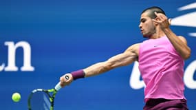 Carlos Alcaraz à l'US Open 2025.