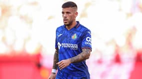 Carles Perez lors du match FC Séville-Getafe (1-0, Liga), le 14 septembre 2024