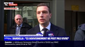 Jordan Bardella: "Je ne suis pas responsable de l'incertitude politique"
