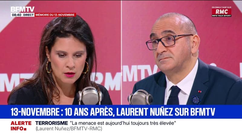 Match de l'Équipe de France au Parc des Princes: "Il y a un gros dispositif de sécurité", affirme Laurent Nuñez, ministre de l'Intérieur