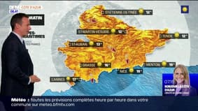 Météo Nice Côte d'Azur: une journée dégagée avec des températures élevées