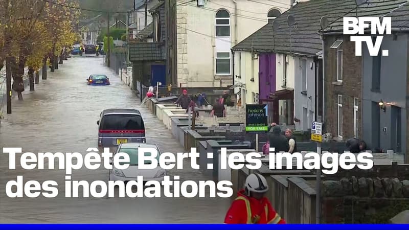 Après la neige, la tempête Bert inonde le Royaume-Uni