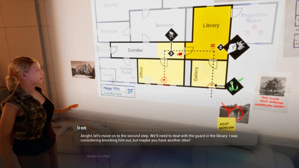 La 3e mission des démos Neo NPC consiste à élaborer une stratégie pour pénétrer dans une maison