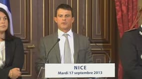 Manuel Valls à Nice le 17 septembre.