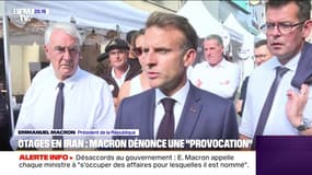 Otages français inculpés en Iran: Emmanuel Macron dénonce une "provocation" à l'égard de la France