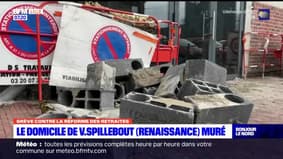 Retraites: le domicile de la députée du Nord Violette Spillebout muré