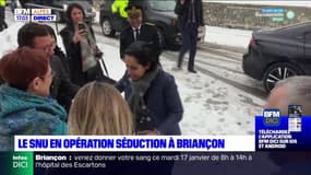 Hautes-Alpes: Sarah El Haïry présente le SNU aux lycéens de Briançon