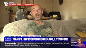 "J'aurais pu mourir": blessé par une grenade de désencerclement à Toulouse, un manifestant témoigne