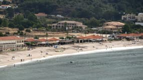 Une plage de Sagone, en Corse, le 25 juillet 2021 