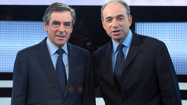François Fillon (g) et Jean-François Copé
