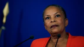 L'ancienne Garde des Sceaux, Christiane Taubira.