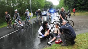 Chute massive sur le Critérium du Dauphiné, le 06/06/2024