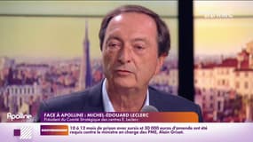 Prix des carburants: sur RMC, Michel-Edouard Leclerc demande à l'Etat "de baisser ses taxes"
