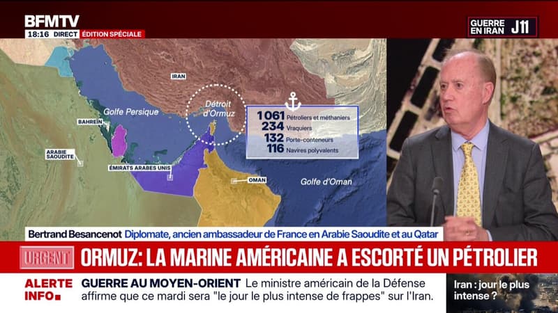 Crainte d'une bataille navale dans le détroit d'Ormuz: Les pays du Golfe veulent à tout prix l'éviter, assure Bertrand Besancenot, ancien ambassadeur de France en Arabie Saoudite et au Qatar