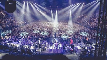 Un concert d'Ibrahim Maalouf à l'AccorHotels Arena, le 14 décembre 2016.
