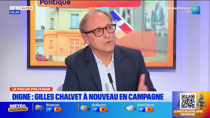 Le focus politique : à Digne, Gilles Chalvet de nouveau en campagne