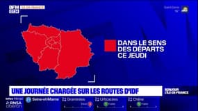 Île-de-France: une journée chargée sur les routes de la région